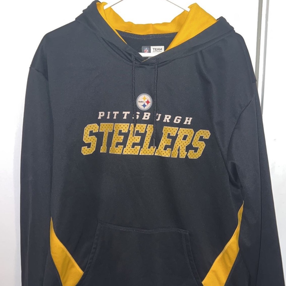 100% polyester Steelers hoodie